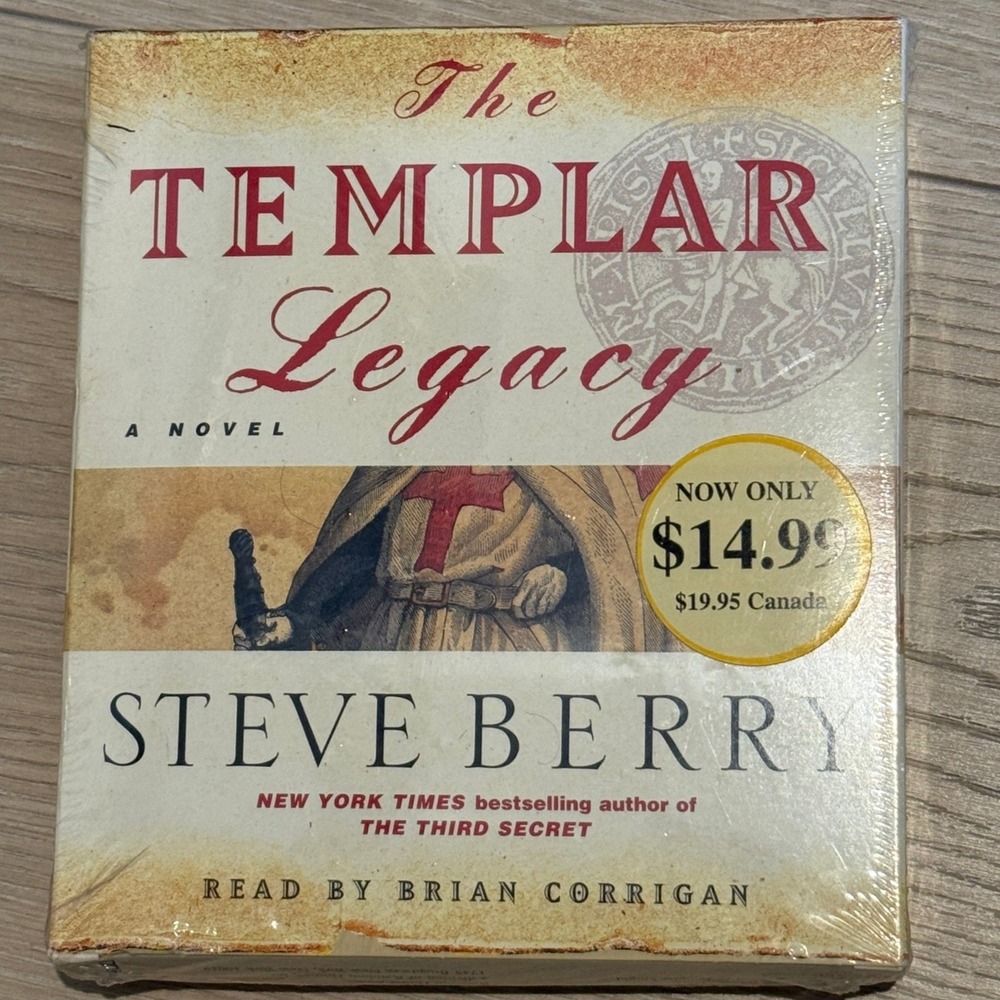 Random House Steve Berry The Templar Legacy Audio CD 6 Discs Mystery Thriller